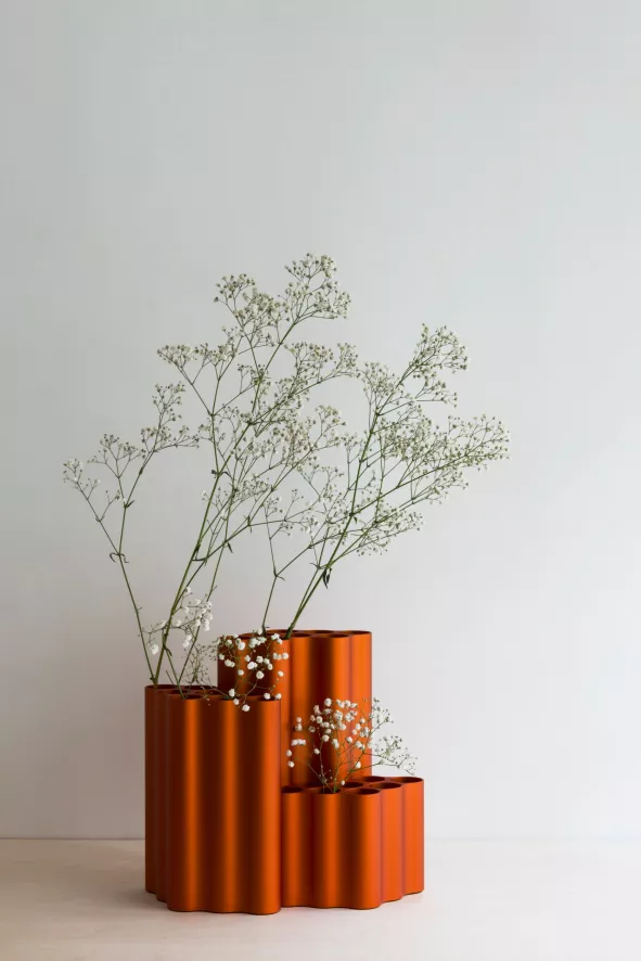 Vitra Nuage Vaas Large Steel Blue 19 Vitra Nuage Vaas Large Steel Blue - Afbeelding 19