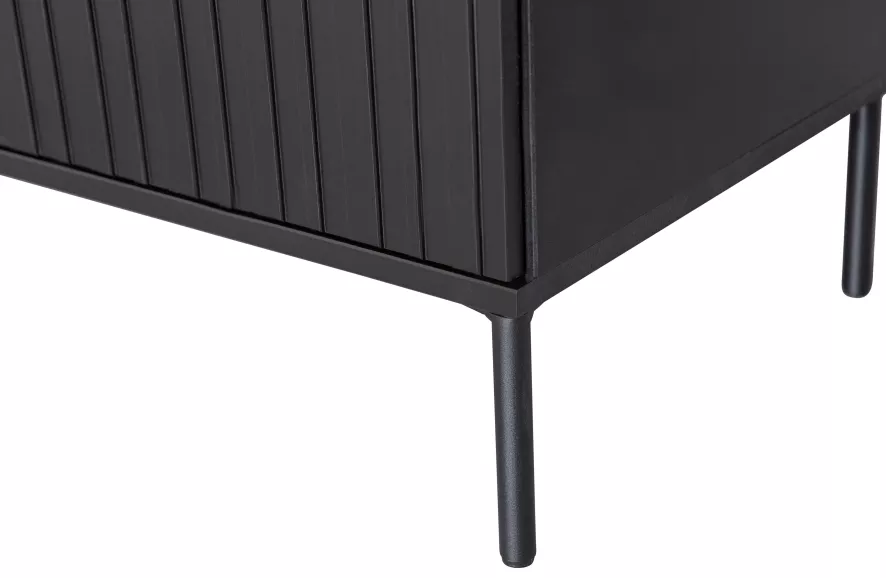 WOOOD Exclusive Gravure Tv-meubel 100 Grenen Zwart 14 WOOOD Exclusive Gravure Tv-meubel 100 Grenen Zwart - Afbeelding 14