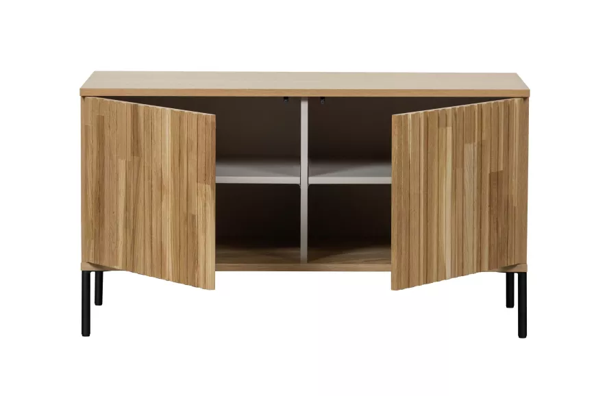 WOOOD Exclusive Gravure Tv-meubel 100 Grenen Zwart 5 WOOOD Exclusive Gravure Tv-meubel 100 Grenen Zwart - Afbeelding 5