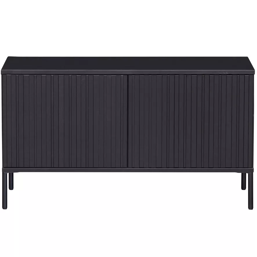 WOOOD Exclusive Gravure Tv-meubel 100 Grenen Zwart 1 WOOOD Exclusive Gravure Tv-meubel 100 Grenen Zwart