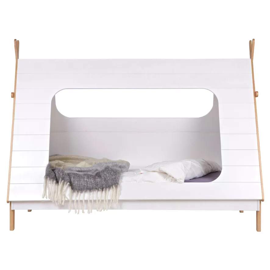 WOOOD Exclusive Tipi Kinderbed 90x200 Wit 2 WOOOD Exclusive Tipi Kinderbed 90x200 Wit - Afbeelding 2