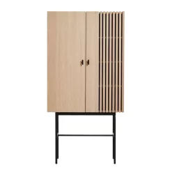 Woud Array Opbergkast 80 White Pigmented Oak Veneer