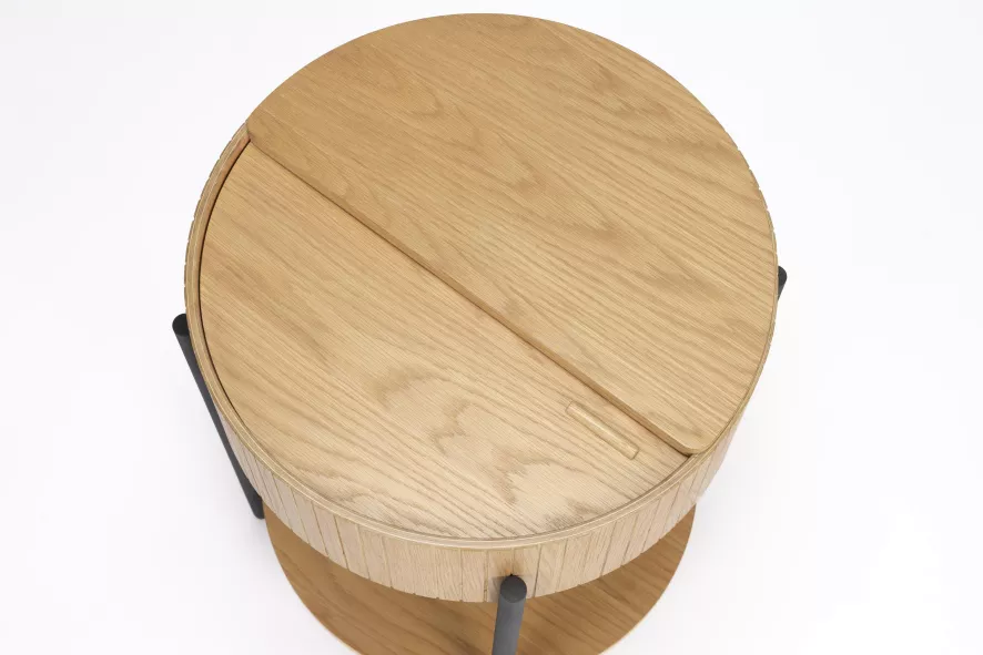 Zuiver Slides Bijzettafel Naturel 6 Zuiver Slides Bijzettafel Naturel - Afbeelding 6